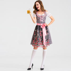Costumes d'Halloween, Costumes d'Oktoberfest, Uniformes de <span class=keywords><strong>barman</strong></span> pour cosplay, Robes de serveuse de manoir pour femmes, Tenues de demoiselle d'honneur pour fêtes de carnaval - Product Image 3