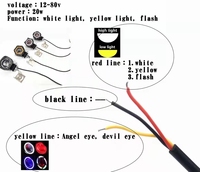 Accessoires de moto de haute performance, pratiques et de bonne qualité, lumières LED Cyt