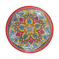 Assiette ronde en porcelaine de Bohème haute esthétique maison plat créatif fruits Steak assiette profonde vaisselle