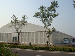 20x20m 20x30m ABS mur extérieur temporaire entrepôt industriel événement location articles tente médiévale dôme géodésique <span class=keywords><strong>barnum</strong></span> aluminium - Product Image 3