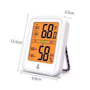 Termômetro e Higrômetro Eletrônico de Alta Precisão para Uso Doméstico, Termômetro Magnético com Tela Grande e Retroiluminada - Product Image 4