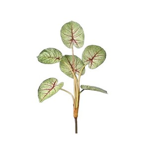Planta Artificial de Taro con 6 Hojas en Forma de Corazón, de 30cm-100cm, de Plástico y Seda, Decorativa, para Paisajismo Interior y Exterior - Product Image 1