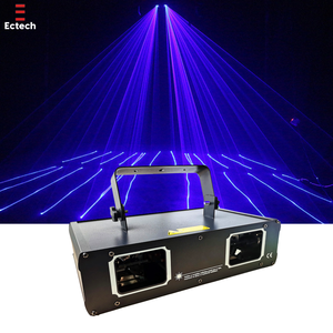 Vente d'équipement de DJ à éclairage de scène bon marché lumière laser à deux yeux polychrome <span class=keywords><strong>mini</strong></span> projecteur d'éclairage de scène pour fête dj disco - Product Image 1