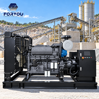 Generator Diesel Tipe Terbuka Berkinerja Tinggi 150KVA 200KVA 300KVA Solusi Energi Cadangan Mesin