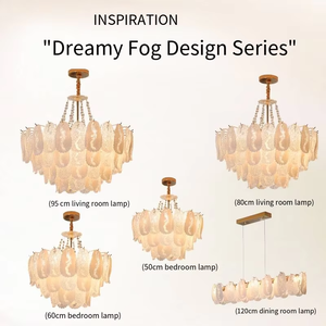 Lustre en cristal de luxe, lampe suspendue en verre LED, luminaire moderne pour hall d'hôtel, salon, décoration de meubles, <span class=keywords><strong>plafonnier</strong></span> - Product Image 2