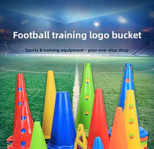 PE Plastic Marker Cones Outdoor Sports Training Equipment Throwing Ring Toss <b>Game</b> Agility Barrier Football Training - Product Image 6