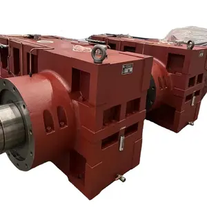 ZLYJ customized speed reducer plastic single screw gear reducer gearbox for parallel twin screw extruder