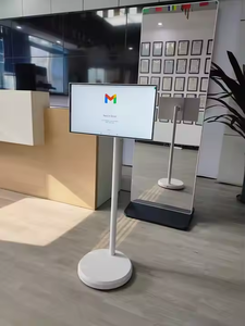 Portabel 21.5 23.8 32 inci HD pintar interaktif nirkabel sentuh LCD ponsel Android Display <span class=keywords><strong>Shopping</strong></span> Mall toko ritel Lift - Product Image 5