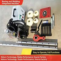 Machine de perçage et de soudage CNC portable haute vitesse pour réparation de trous sur petites excavatrices – Équipement tout-en-un