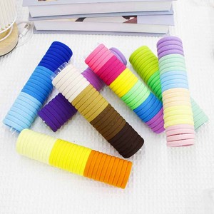 24Pcs Mỗi Hộp Đa-Màu Đàn Hồi Tóc Ban Nhạc Cho Cô Gái Chất Lượng Tốt Cao Su Tóc Ban Nhạc Ngọt Ngào Phong Cách Dễ Thương Thuận Tiện Bao Bì - Product Image 3