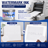 Set Tinta Watermark Hitam Putih Berkualitas Tinggi untuk Aplikasi Keamanan Anti Pemalsuan pada Cetak Offset dan Sablon