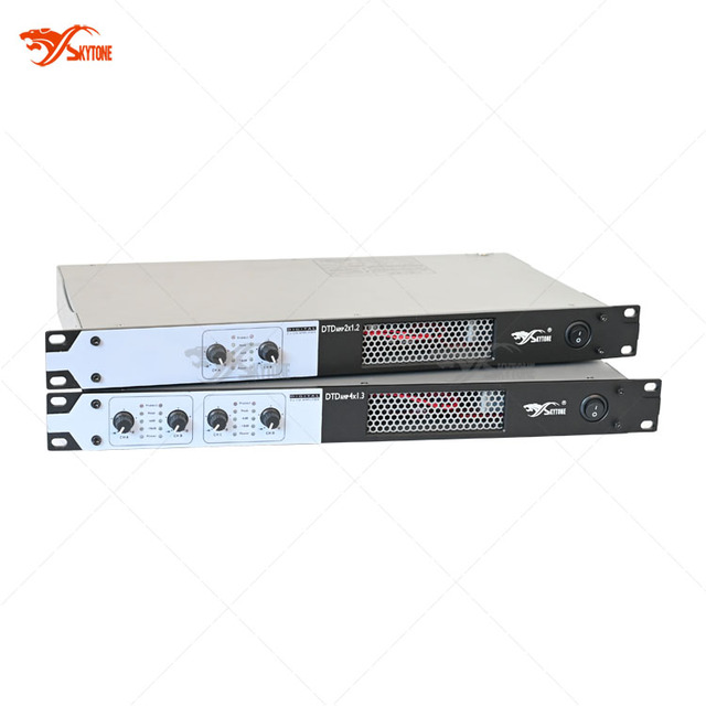 DTD2X1.2 Professional 1200W*2 Power Amp 1U Class d Sound Digital Power Amplifier