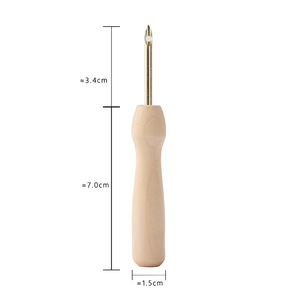 Bằng Gỗ 5Mm 3.5Mm Xử Lý Len May Công Cụ Dày Thêu Bút Đấm Kim Với Ren Cho DIY - Product Image 4