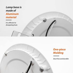 Ultra Thin Modern High CRI 80 Indoor Home Office Mall Commercial 6W 12W 18W 24W Square LED <b>Panel</b> Lamp - Product Image 4