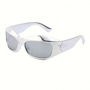 Gafas de Sol de Diseño Único y Lujoso para Hombre, Montura Grande en Forma de Arco, Estilo Punk Irregular, Gafas de Sol para Mujer, Novedad 2022 - Product Image 5