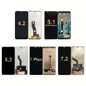 Assemblage de numériseur d'écran tactile d'affichage de remplacement d'écran d'affichage à cristaux liquides de téléphone portable pour Nokia 3.4 5 5.1 Plus 5.3 7.2 7 Plus - Product Image 1