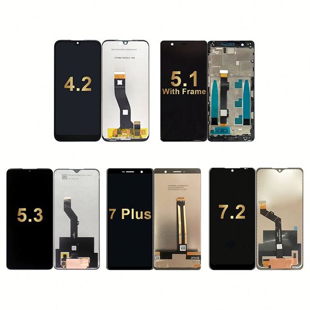Mobile Phone Lcds Screen Replacement Display Touch Screen Digitizer Assembly for Nokia 3.4 5 5.1 Plus 5.3 7.2 7 Plus