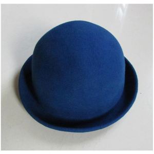 Sombrero de Copa Clásico R101 de Fieltro 100% Lana con Borde Enrollado para Fiesta para Mujer - Product Image 1