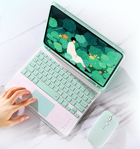 Cho iPad Không Khí 4 5 6 7 10 11 Pro 11 A16 <span class=keywords><strong>Bluetooth</strong></span> Không Dây Touchpad Bàn Phím Trường Hợp Với Chuột Combo Cho Máy Tính Xách Tay Máy Tính Bảng PC - Product Image 5