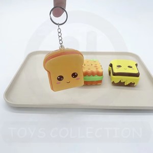 Juguete Antiestrés de PU con Forma de Pan Tostado, de Levantamiento Lento, para Niños, Educativo, 90mm, Cápsula Gashapon - Product Image 4