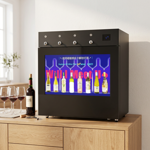 Distributeur <span class=keywords><strong>de</strong></span> <span class=keywords><strong>vin</strong></span> intelligent pour cave à <span class=keywords><strong>vin</strong></span>, refroidisseur <span class=keywords><strong>de</strong></span> 4 bouteilles en acier inoxydable, réfrigérateur à <span class=keywords><strong>vin</strong></span> commercial à commande numérique - Product Image 4
