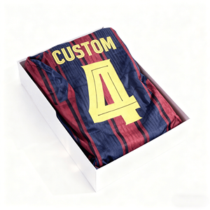 カスタムヴィンテージフットボールTシャツ メンズ クラシック オーバーサイズ クルーネック 220g 速乾性 通気性 レトロスタイル 100% ポリエステル プレイヤー - Product Image 1