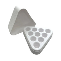 Boîtes d'emballage de capsules de café en pâte à papier moulée biodégradable haut de gamme