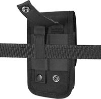 Dubbele laag telefoonholster voor 2 telefoons met klittenbandsluiting, telefoonhoesje voor heren, universele pasvorm, heuptas voor reizen & dagelijks gebruik