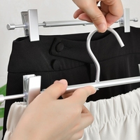 Cintres en aluminium pour pantalons et jupes
