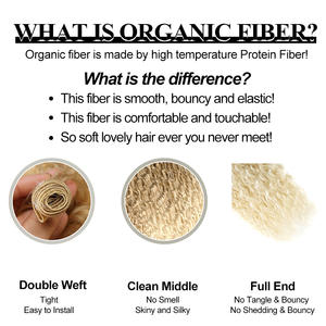 Extensiones de Cabello Sintético de Alta Calidad, Estilo Africano Ombre, Hermosas, Color Cobre Natural, en Oferta - Product Image 3