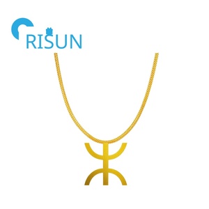 Collier Pendentif Symbole Berbère Africain en Acier Inoxydable, Porte-clés Tendance, Bijoux Religieux Musulmans <span class=keywords><strong>Kabyle</strong></span> Amazigh Berbère - Product Image 2