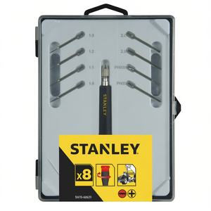 Jeu de tournevis de précision Stanley 8 lames PH000 PH00 PH0 PH1 PH2 PH3 PH4 PH5 - Product Image 2