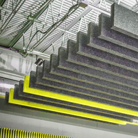 Panneaux acoustiques imprimés en Fiber de Polyester 100%, Non-tissé, Art PET, mur de plafond, prix d'usine