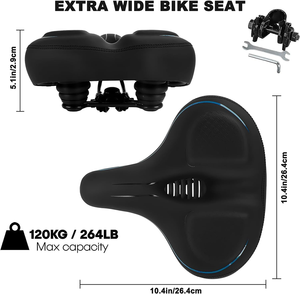 Remplacement de siège de vélo pour <span class=keywords><strong>Peloton</strong></span> Bike/Bike +, siège de vélo extra large confort pour femmes et hommes - Product Image 4