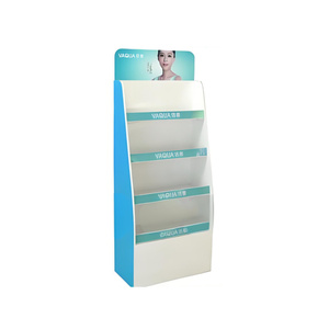 Estante de exhibición de cartón de papel corrugado plegable minorista de supermercado para uso de tienda y promoción - Product Image 3