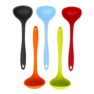 Nuovo arrivo <span class=keywords><strong>Silicone</strong></span> resistente al calore multifunzionale cucchiaio da cucina per zuppa di riso utensili da cucina stoviglie - Product Image 1