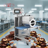 Machine à chocolat LST, machine de dépose de chocolat, ligne de production de chocolat en usine, machine à chocolat, machine à cacahuètes et biscuits