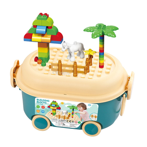 Gran oferta Diy Animal <span class=keywords><strong>Paradise</strong></span> Block Almacenamiento de partículas grandes coche rompecabezas juguetes para niños - Product Image 4