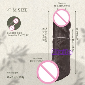 Funda Realista para Pene con Anillo, Juguetes Sexuales para Retrasar la Eyaculación, Mejorar la Erección, Extensor de Pene, Juguetes para Parejas Adultas - Product Image 6