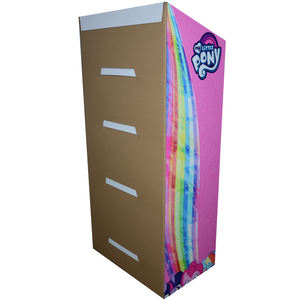 Expositor de suelo de cartón de gran capacidad para supermercado, soporte de exhibición de suelo de papel de alta calidad - Product Image 5