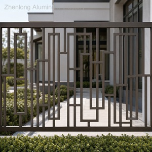 Recinzione da Giardino in Alluminio 4x8ft, Decorativa e Resistente, con Doghe Solide Verniciate a Polvere AAMA, Facile da Montare, per Ville di Lusso - Product Image 4