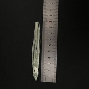 Leurre de pêche en forme de pieuvre, de calmar, de ver, souple, pour Jigs, paillettes argentées, 5Cm - Product Image 3