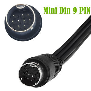 Mini DIN de alta velocidad de 9 pines a <span class=keywords><strong>6</strong></span> RCA Cable convertidor de Audio y vídeo Cable adaptador AV Universal duradero para proyector de cámara de TV - Product Image 4