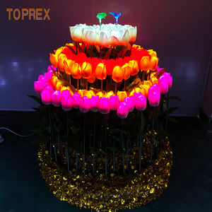 Lumière de tulipe LED personnalisée pour décorations de mariage éclairage de vacances évalué IP65 pour Noël Saint-Valentin-Acheter en ligne Chine - Product Image 4