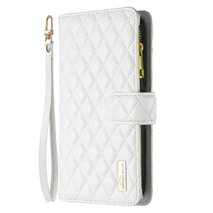 Funda tipo billetera de lujo para <span class=keywords><strong>Moto</strong></span> G71/G31/G14/G54/G84, funda con tapa de PU con diseño de cremallera para <span class=keywords><strong>Moto</strong></span> Edge 50 Pro 5G - Product Image 1