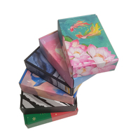 Emballage personnalisé en carton coloré et attrayant avec marquage, pelliculage mat, gaufrage pour sous-vêtements, chaussettes, fourrures, recyclé, faible coût