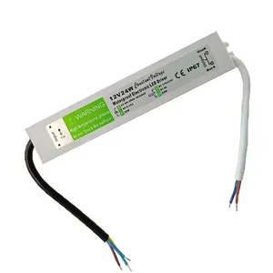 超薄12V/24V 2A 24w 30w 36w 48w 60w 72 w ip67超薄发光二极管开关防水电源