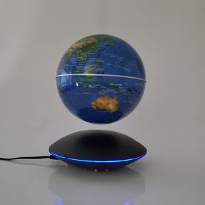 Globe terrestre magnétique à lévitation imprimé en 3D avec lumière LED, alimentation par prise secteur, source éducative - Product Image 5