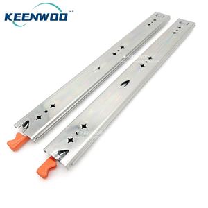 Glissière d'armoire de 53 <span class=keywords><strong>mm</strong></span> de large avec verrouillage à main, fonction d'entrée/sortie de verrouillage de rail de tiroir à usage intensif de <span class=keywords><strong>400</strong></span> <span class=keywords><strong>mm</strong></span> en stock - Product Image 5