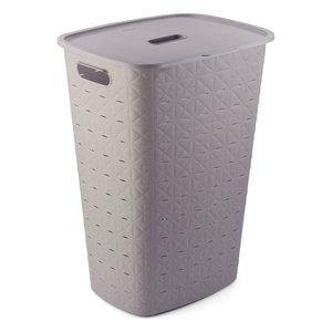 Porta biancheria plastica riciclata (56Lt) SOFTEX Tortora K258699 - Product Image 2